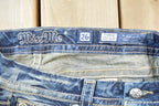 Vintage Y2K Miss Me Bedazzled Low Rise Jeans Size 26x32