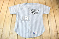 Vintage 1990s Chicago White Sox South Side Baseball Pinstripe Jersey