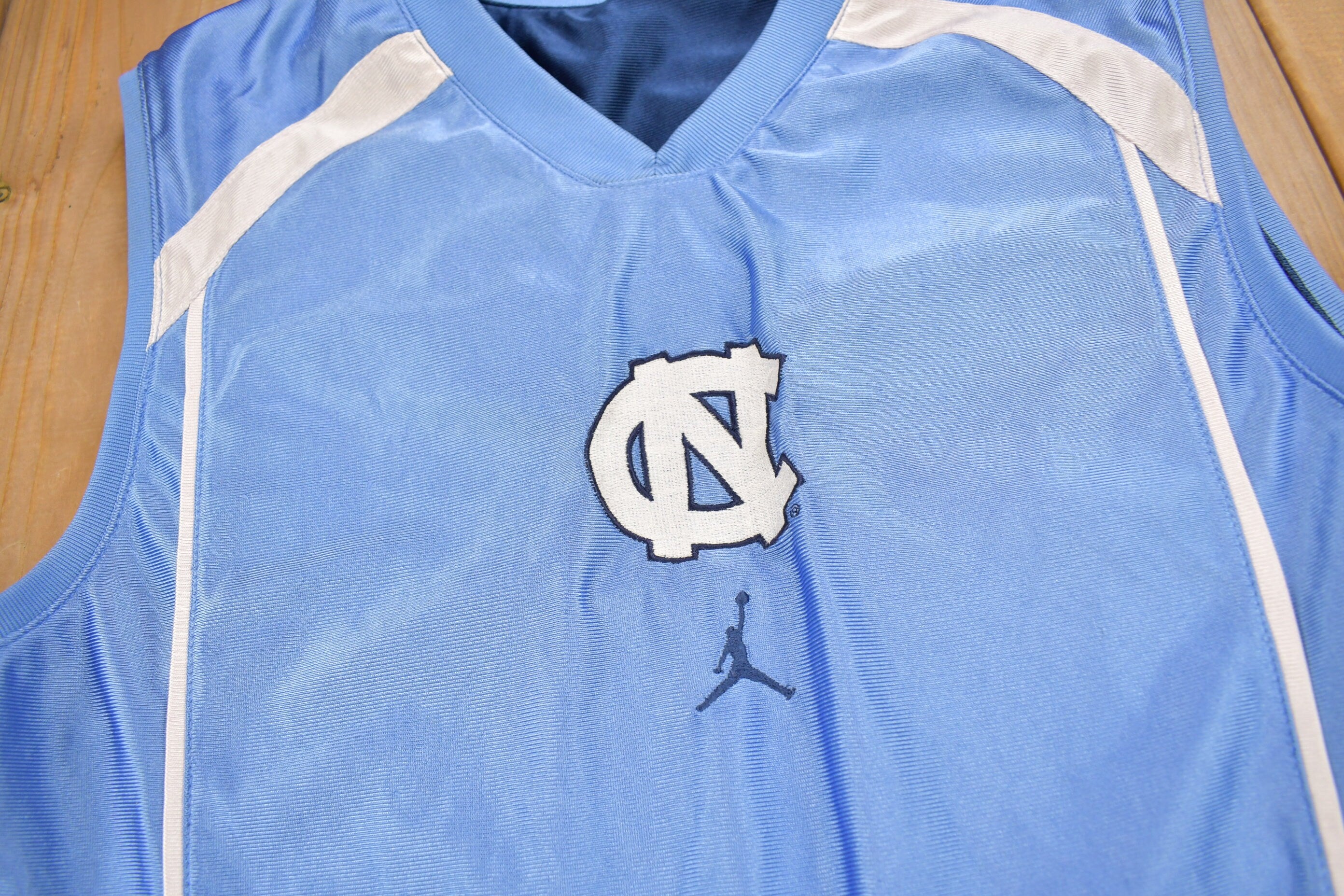 Vintage 1990s University Of North Carolina Tar Heels NCAA Jordan Basketball Jersey