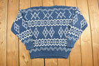 Vintage 1990s Claiborne Knitted Crewneck Sweater
