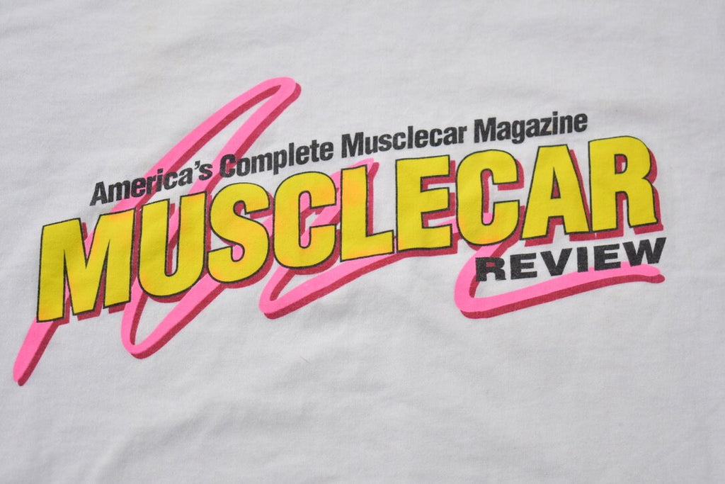 Vintage 1990s Musclecar Review Magazine Graphic T Shirt