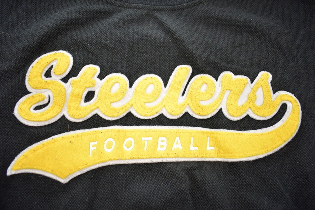 Vintage 1990s Pittsburgh Steelers Rothlisberg NFL Kids Starter Crewneck