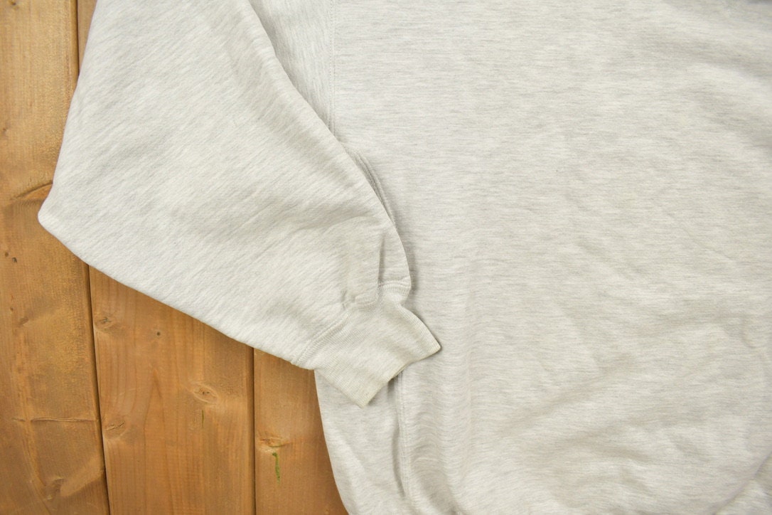 Vintage 1990s Russell Athletics Blank Grey Crewneck Sweatshirt