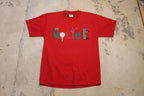 Vintage 1990s Golfer Graphic Golfing Theme T Shirt