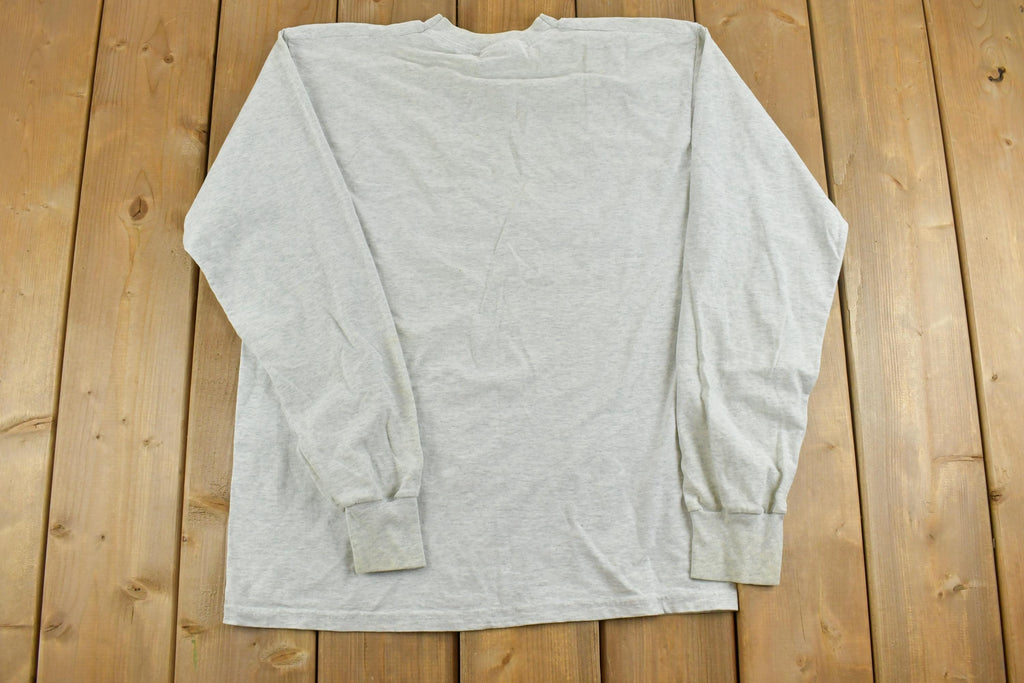 Vintage 1990s Fishing Long Sleeve Souvenir T-Shirt
