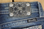 Vintage Y2K Miss Me Bedazzled Low Rise Jeans Size 26x31