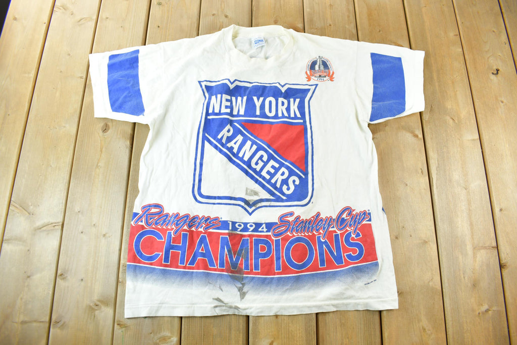 Vintage 1994 New York Rangers NHL Champions T-Shirt