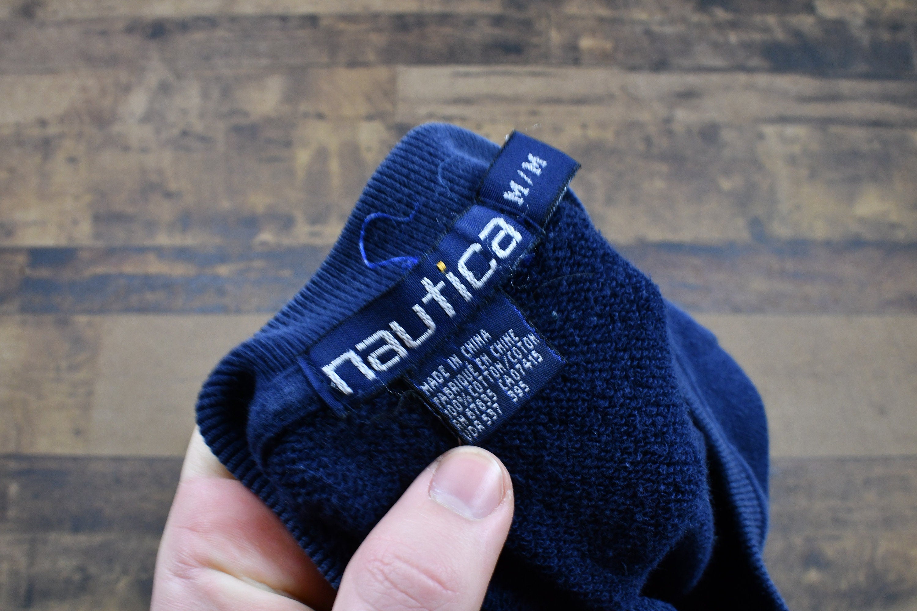 Vintage 1990s Nautica Spell Out Crewneck
