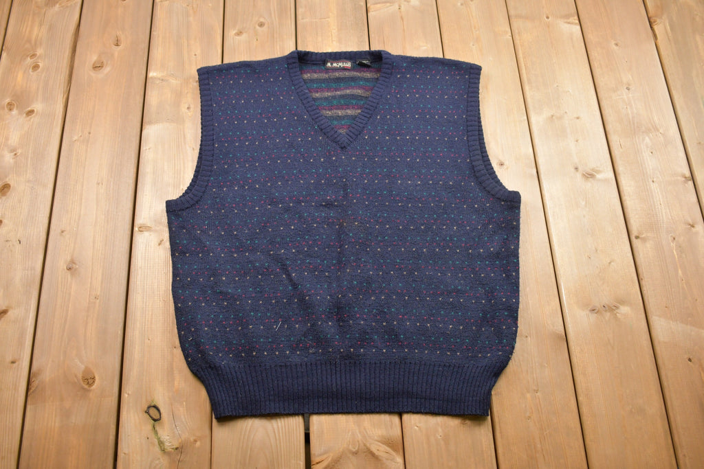 Vintage M. McMullin Knitted Sweater Vest