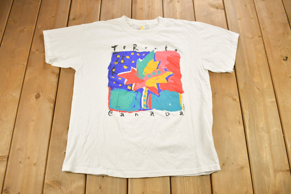 Vintage 1990s Toronto Canada Graphic Souvenir T Shirt