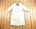 Vintage 1980s Worthington Petite Satin Trench Coat
