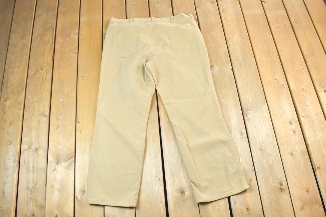 Vintage 1960s GWG Denim Jeans Size 44 x 32 Made In Canada