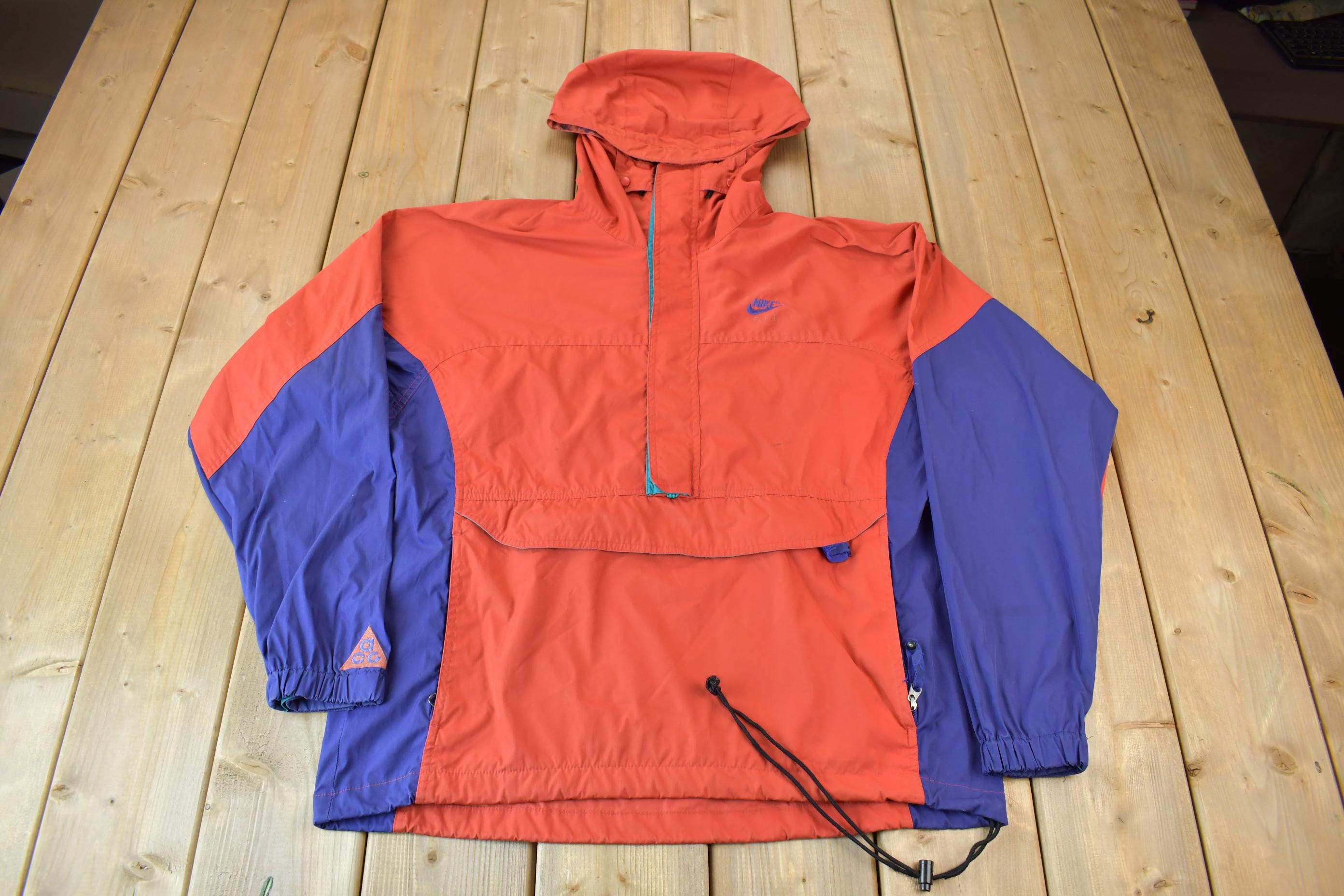 Vintage 1990s Nike ACG Color Block Windbreaker Jacket