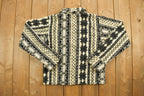 Vintage 1990s Whitefish Bay Fleece Zip Up Sweater