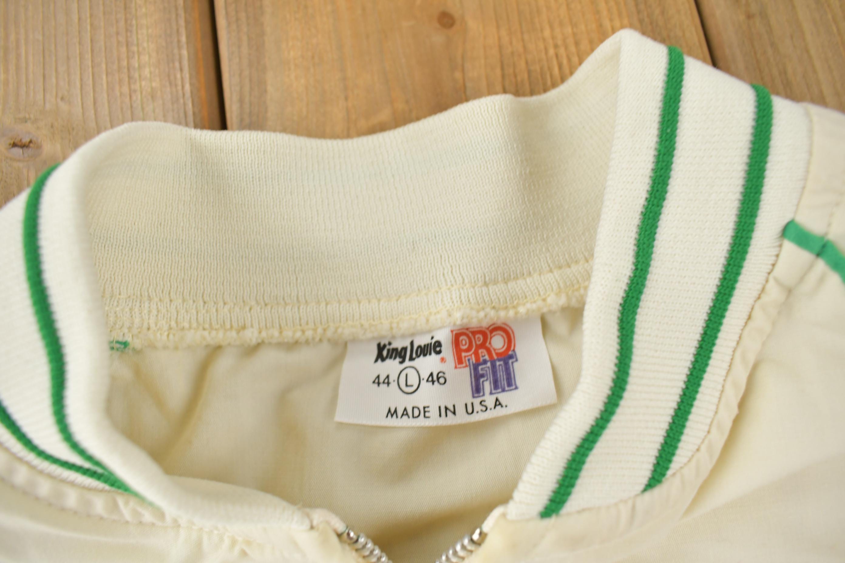 Vintage 1970s Walnut Grove King Louie Pro Fit Light Jacket Made In USA
