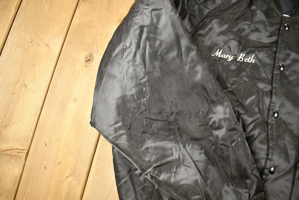 Vintage 1990s Act IV Night Club Satin Bomber Jacket