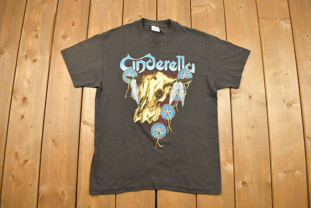 Vintage 1988 Cinderlla Long Cold Winter Tour Band T-shirt