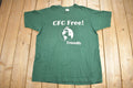 Vintage 1990s CFC Free And Friendly Allied Signal Aerospace Graphic T Shirt