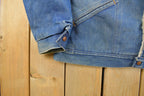 Vintage 1970s Wrangler Sherpa Lined Denim Jean Jacket Men's 2XL
