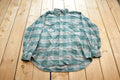 Vintage Y2K Higeae Plaid Button Up Flannel Cottage Shirt
