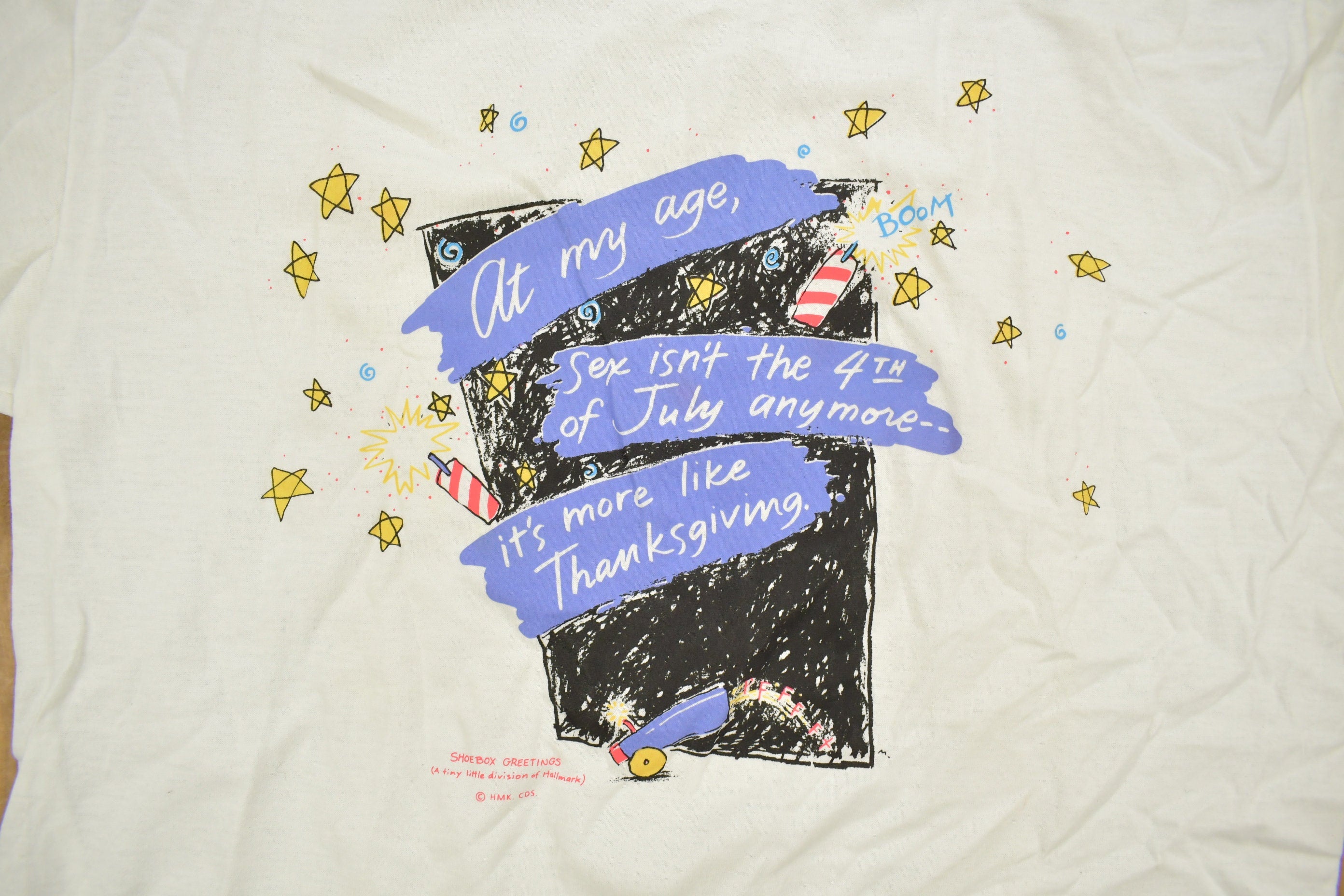 Vintage 1990s Shoebox Greetings Hallmark Graphic T-Shirt
