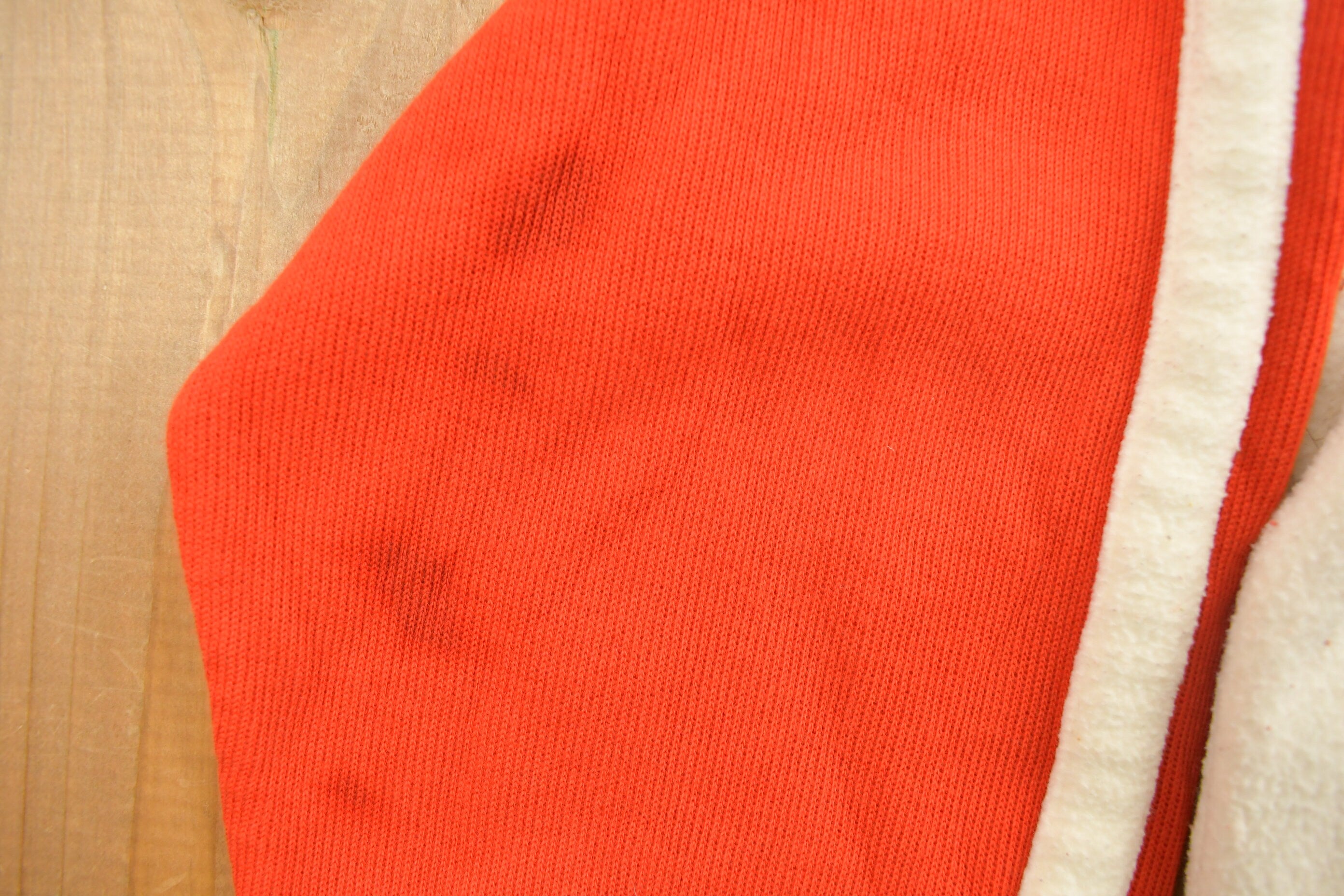 Vintage 1990s Tommy Hilfiger Orange Fleece Sweater