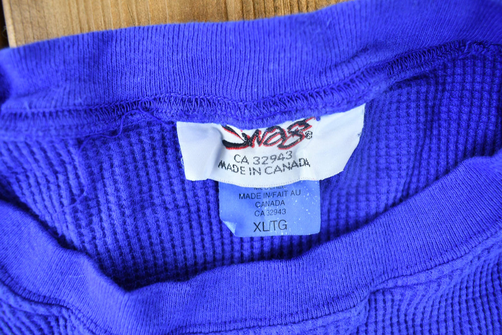 Vintage 1990s The Tragically Hip thermal Shirt  Band Tee  XL  Premium Vintage  Waffle Shirt  Made In Canada