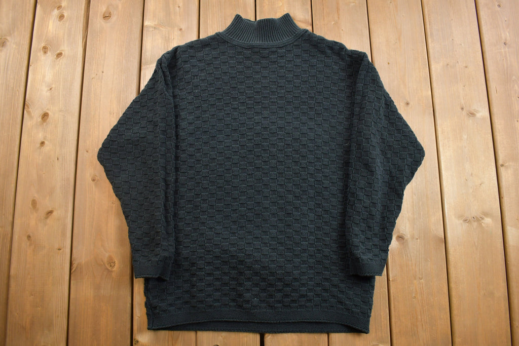 Vintage 1990s Knitted Crewneck Sweater