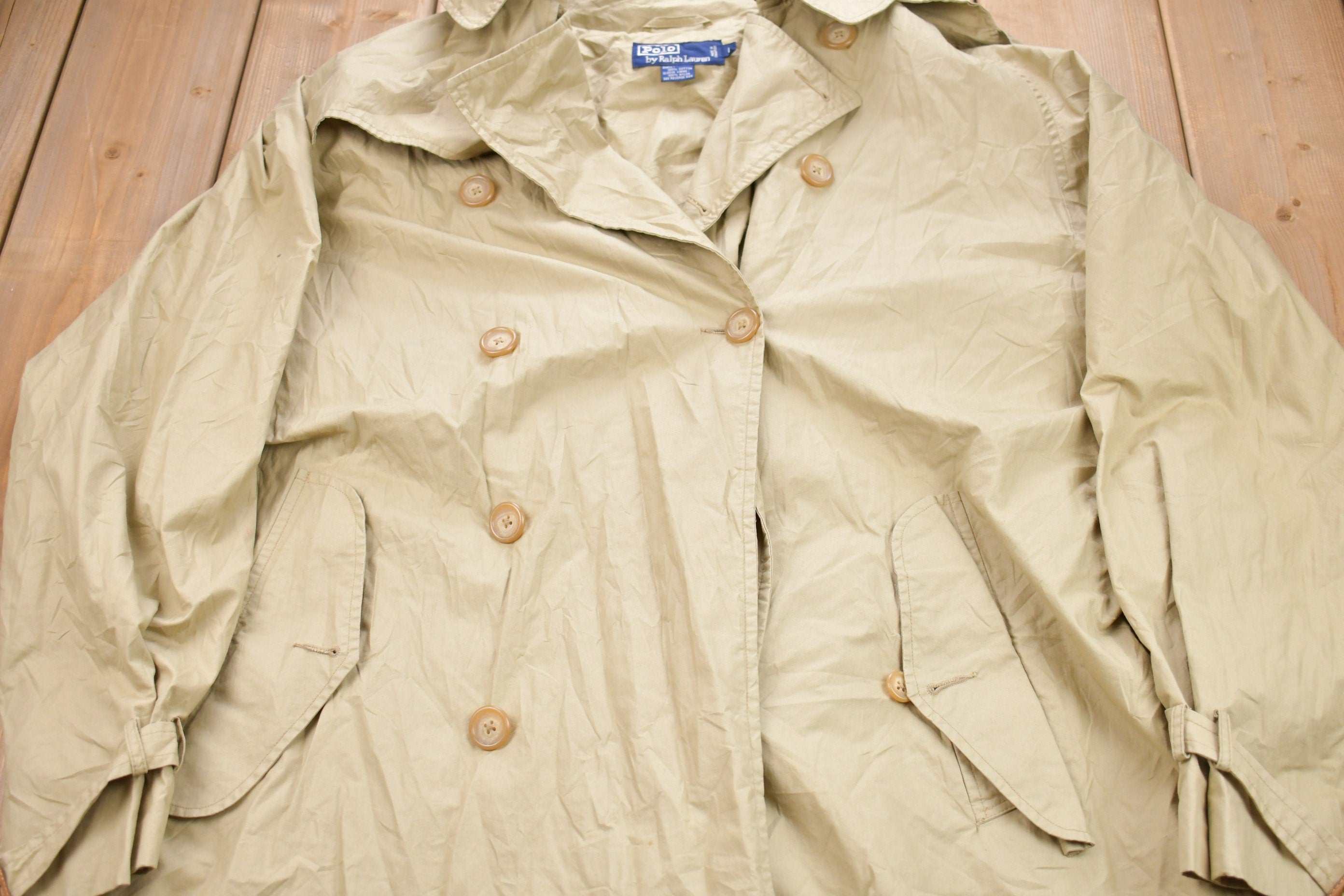 Vintage 1990s Polo Ralph Lauren Full Length Overcoat Jacket