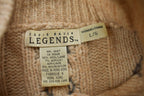 Vintage 1990s Eddie Bauer Legends 3D Cable Knit Sweater  Vintage 90s Crewneck  Abstract Patterns  Wool Sweater