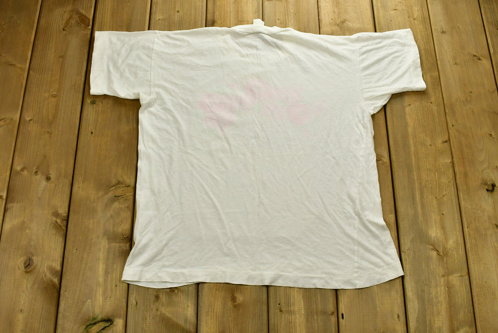 Vintage 1990s Bahamas Floral Graphic T-Shirt