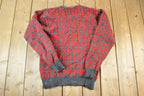 Vintage 1990s English Lane 100% Wool Knit Sweater