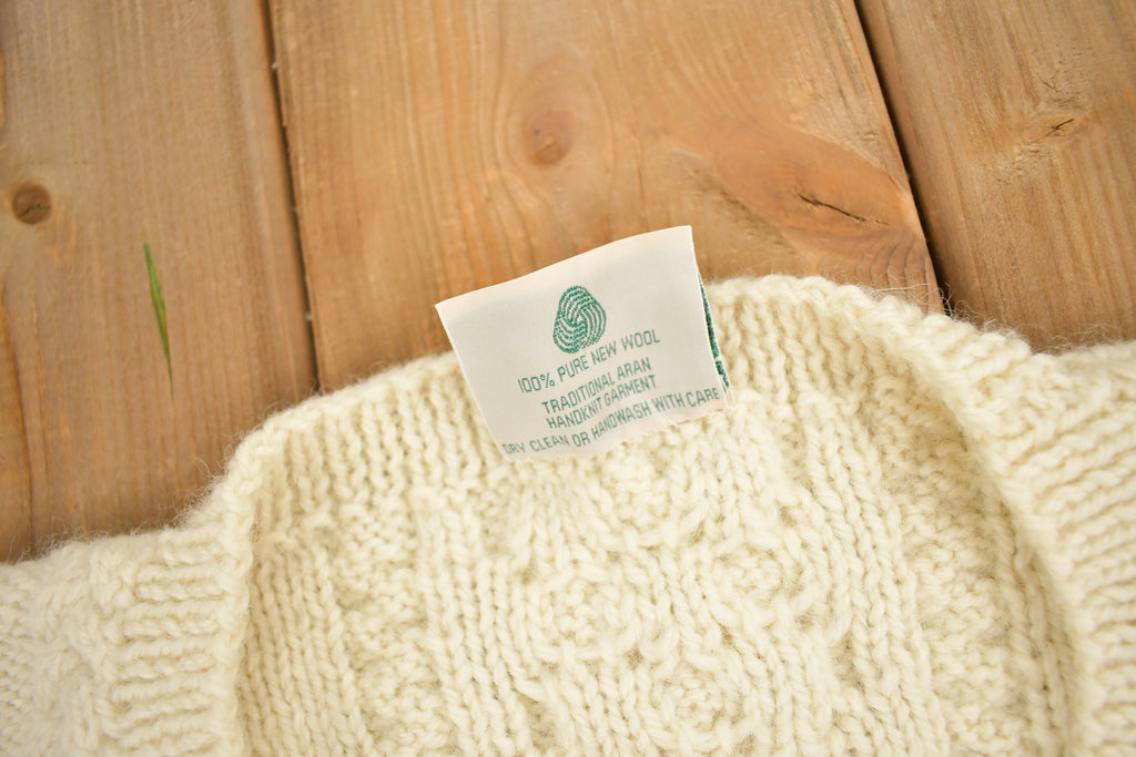 Vintage 1980s Blarney Woolen Mills Cable Knit Sweater
