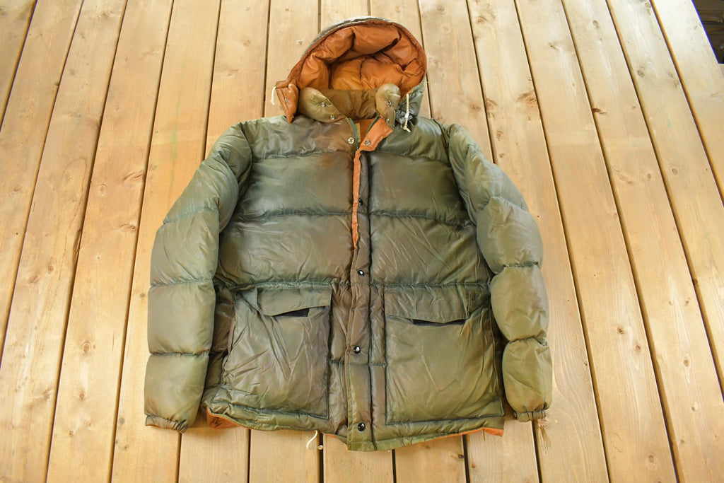 Vintage 1980s Spacecraft Down Puffer Jacket Men's Large