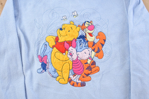 Vintage 1990s Disney Winnie The Pooh Disney Fleece Hoodie