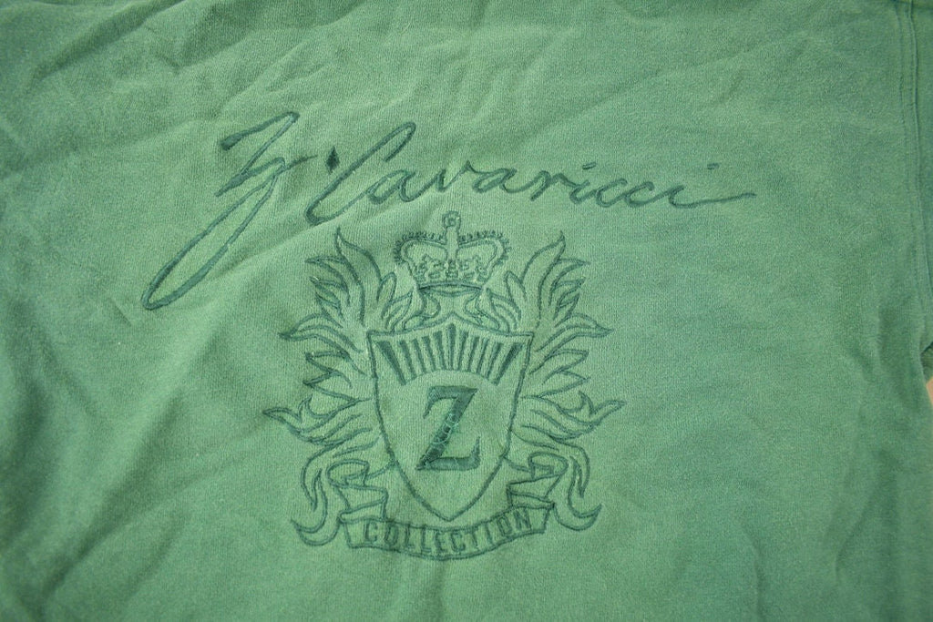 Vintage 1990s Z Cavaricci Embroidered Crewneck Sweatshirt Size Small