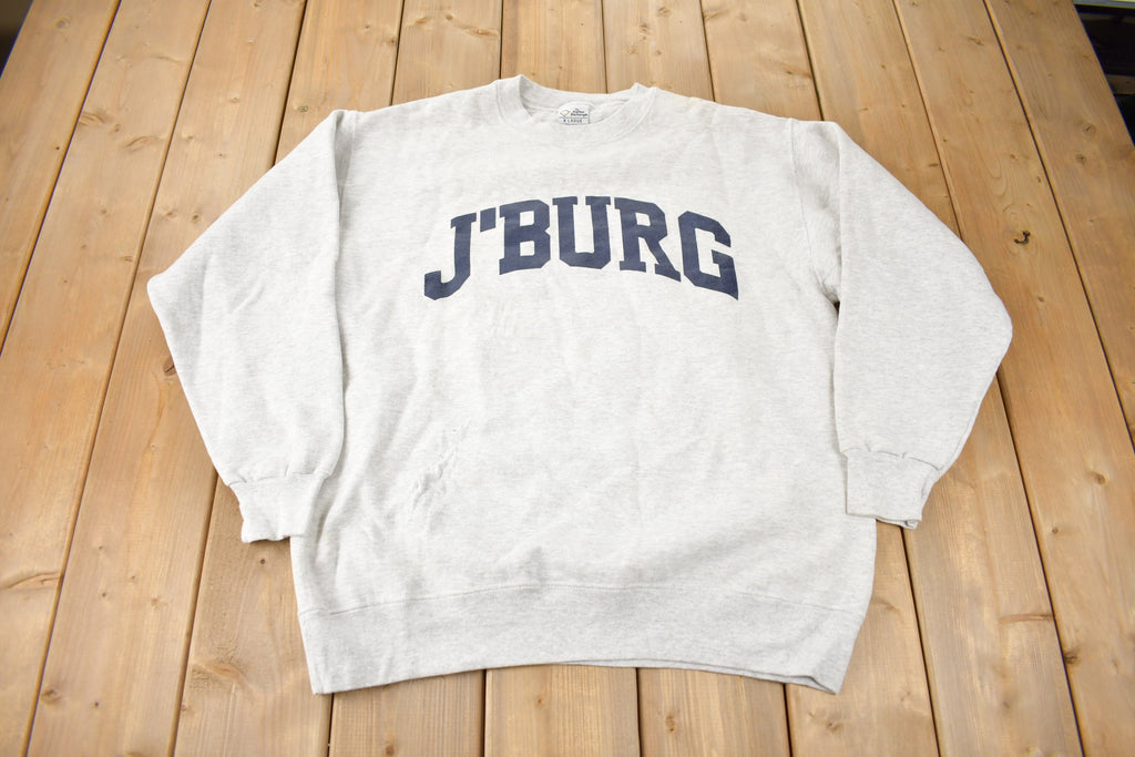 Vintage 1990s J'BURG Crewneck Sweatshirt Made In USA