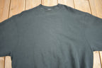 Vintage 1990s Blank Black Crewneck Sweatshirt