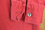 Vintage 1990s Levis Red Denum Button Up Shirt