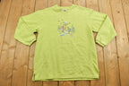 Vintage 1990s Northern Reflections Green Holiday Crewneck Sweater