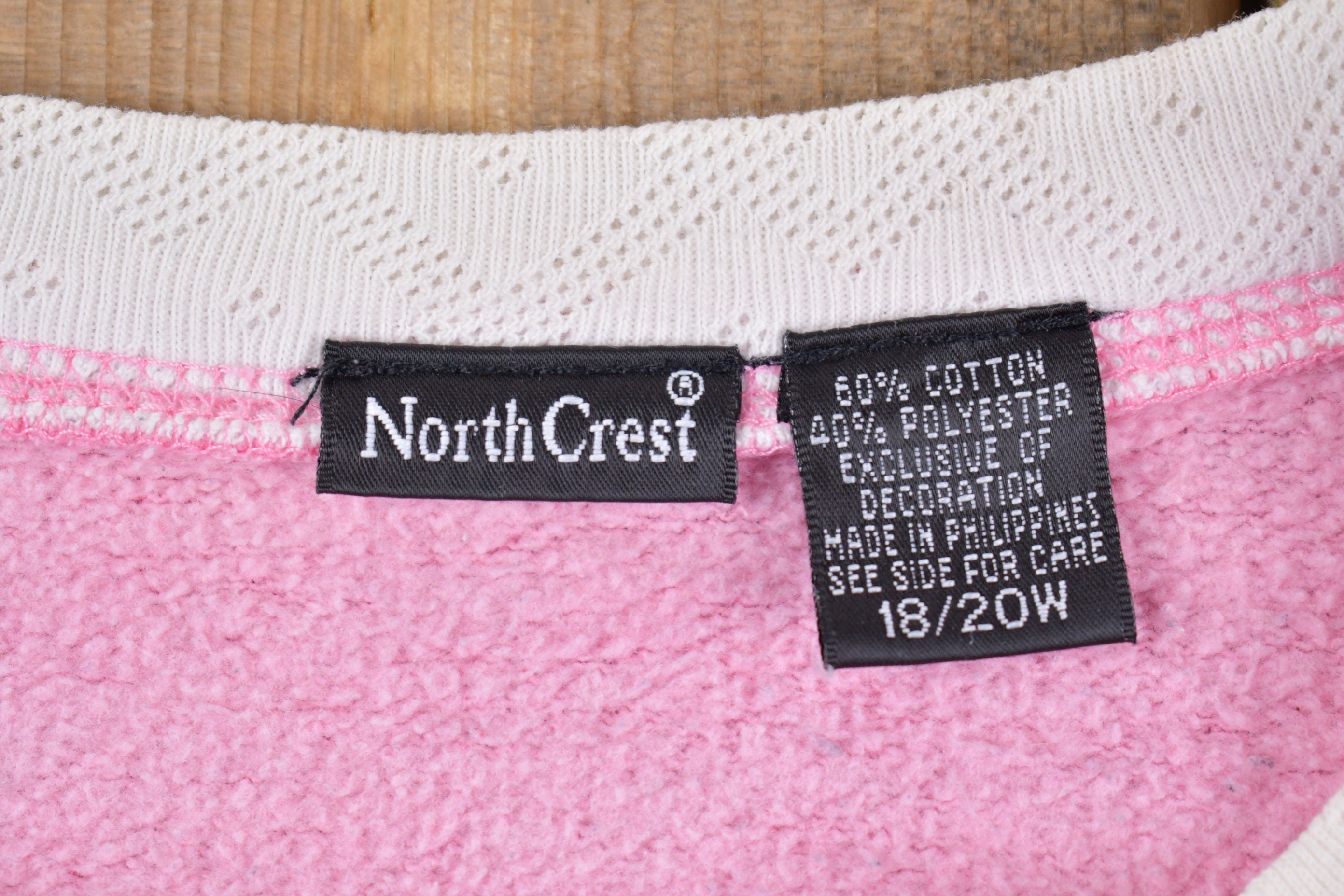 Vintage 1990s Cute Embroidered Crewneck Sweater