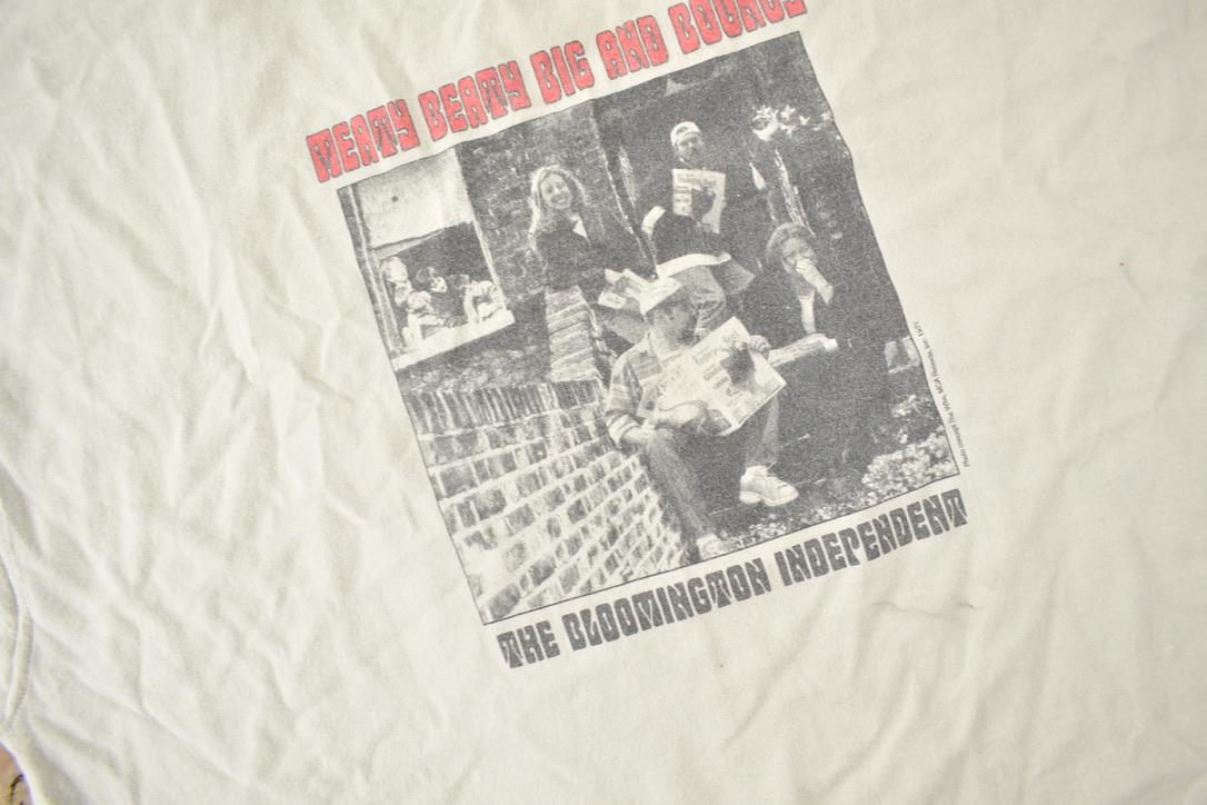 Vintage 1990s Meaty Beaty Big And Bouncy The Bloomington Independent Band Tee
