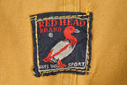Vintage 1970s Red Head Hunting Vest