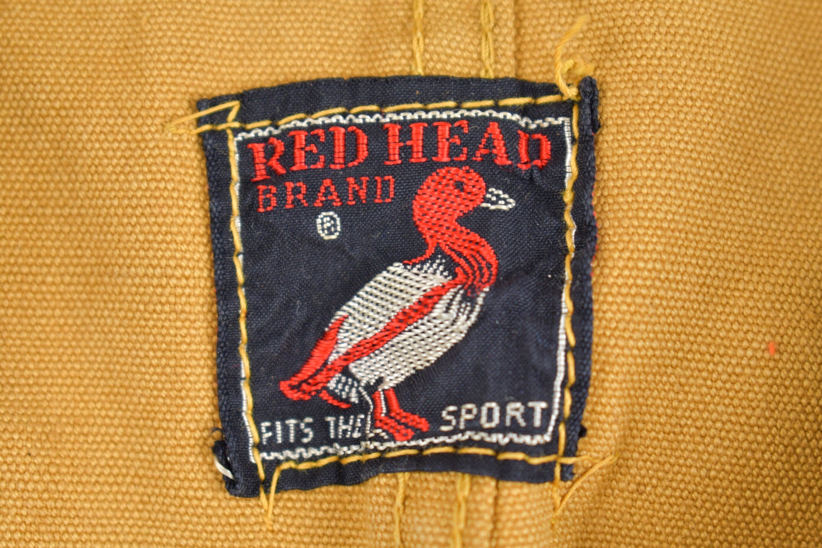 Vintage 1970s Red Head Hunting Vest