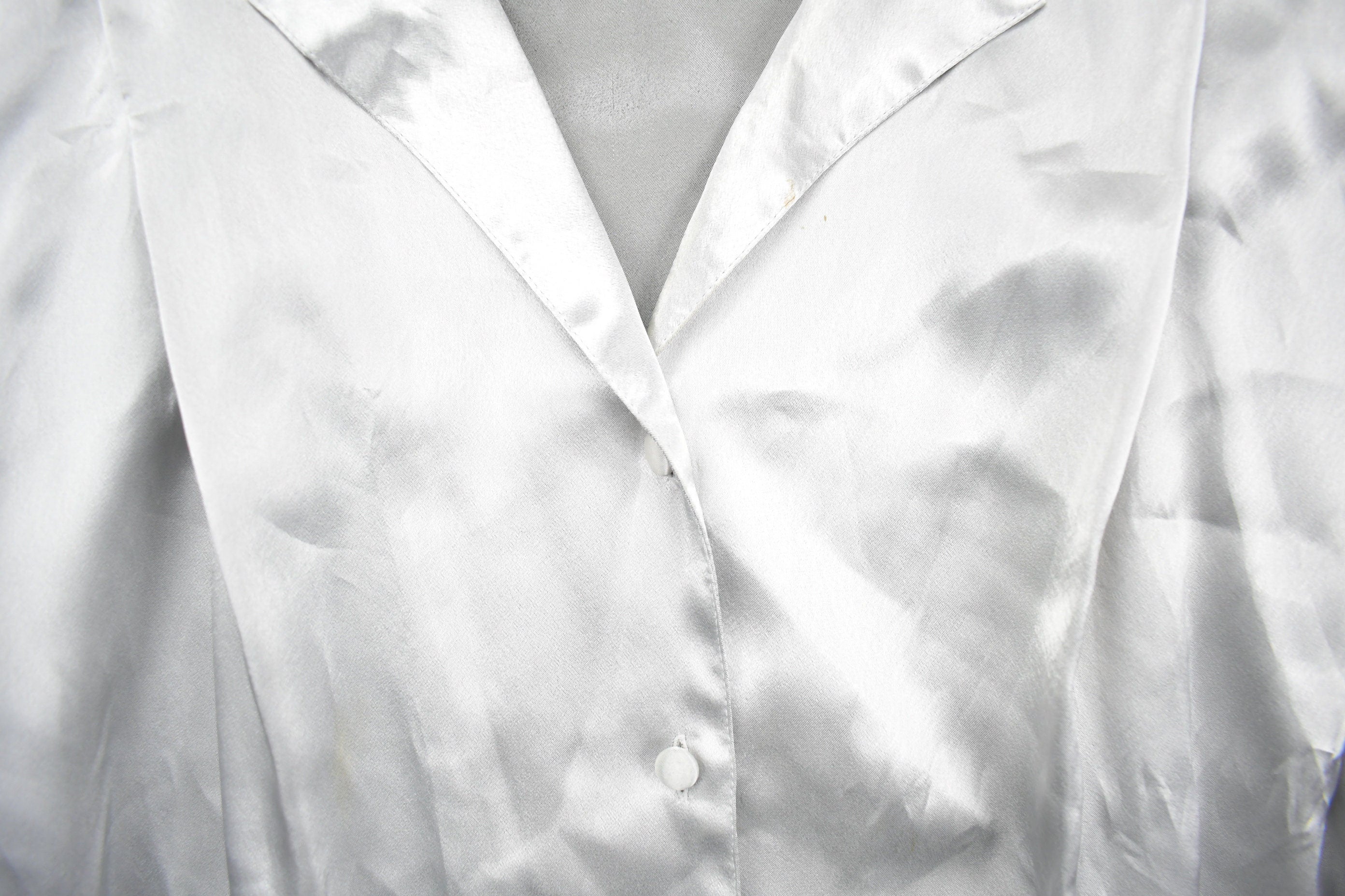 Vintage 1990s Tess Silk Button Up Shirt
