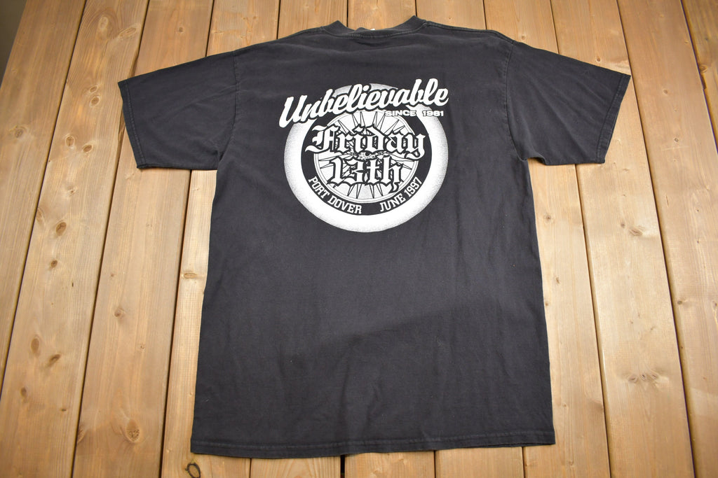 Vintage 1997 Port Dover Friday The 13th Biker T-Shirt
