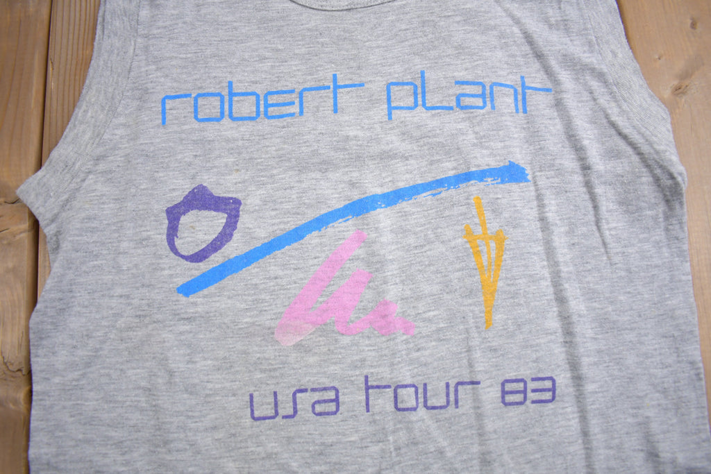 Vintage 1983 Robert Plant The Principle Of Moments Tour T-shirt