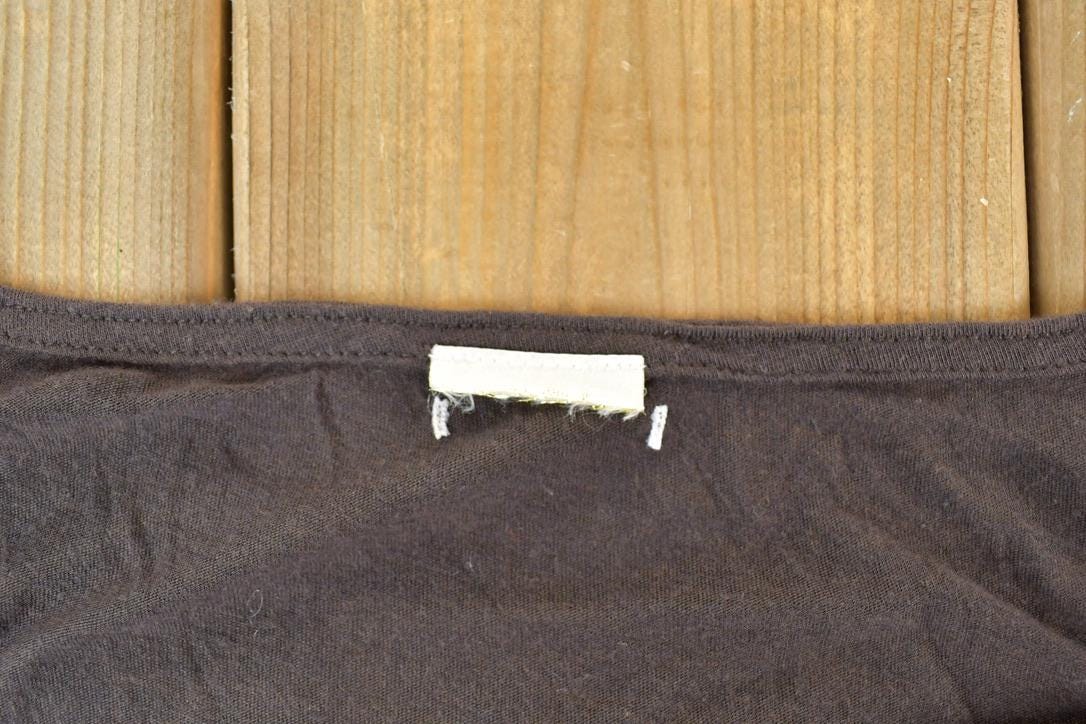 Women Vintage Vigoss Y2K Brown Sequin T-Shirt