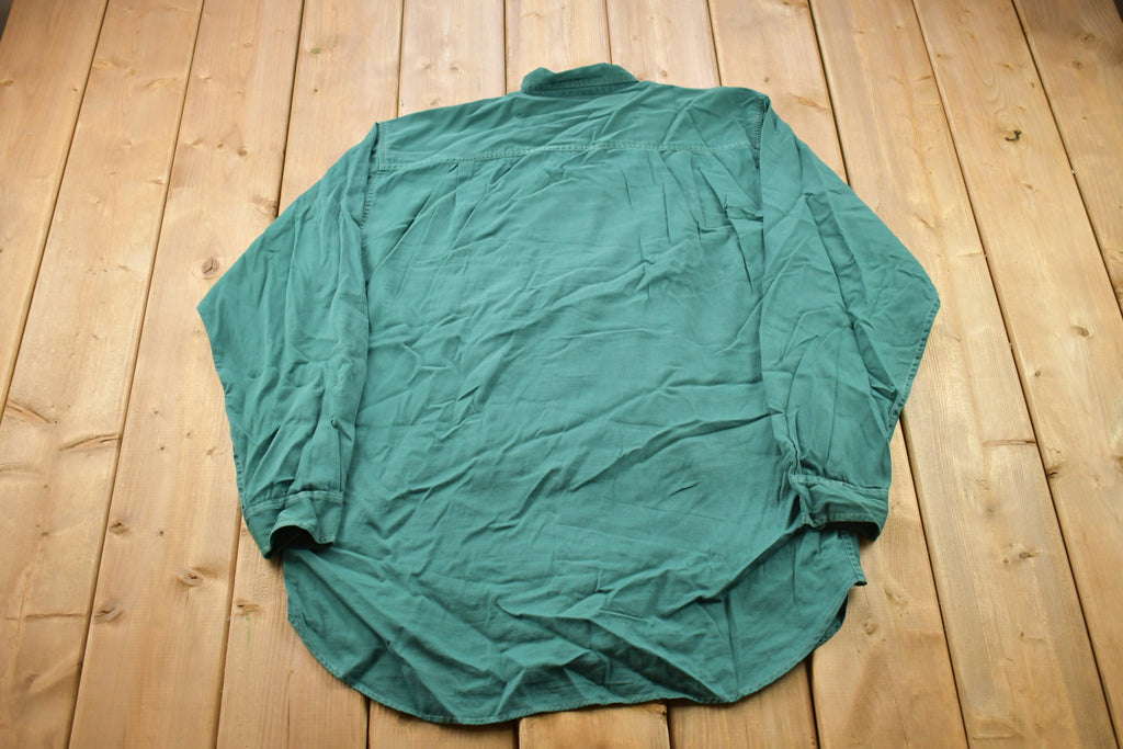 Vintage 1990s Canary Island Survival Elephant Trail Button Up Shirt