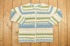 Vintage 1990s Womens Knitted Cardigan Sweater